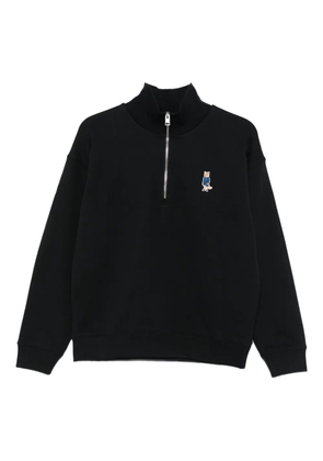 Maison Kitsuné embroidered-logo sweatshirt - Black