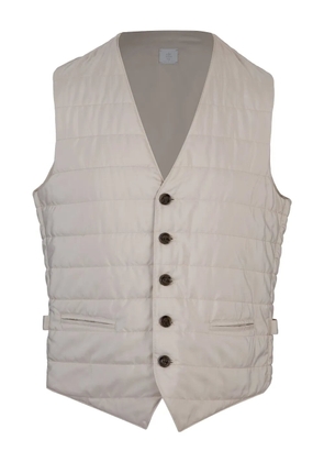 Eleventy quilted gilet - Neutrals
