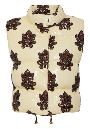 La DoubleJ Bonbon puffer gilet - Neutrals