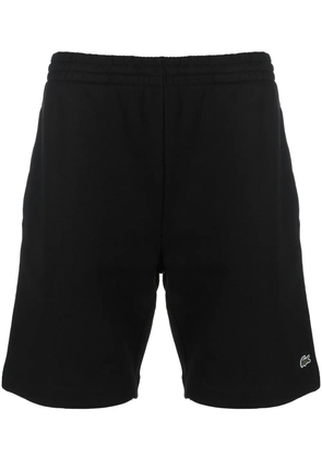 Lacoste logo-patch track shorts - Black