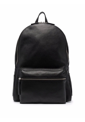 Orciani logo zipped backpack - Black