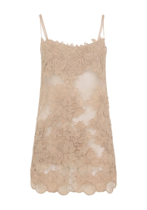 Ermanno Scervino floral slip mini dress - Pink