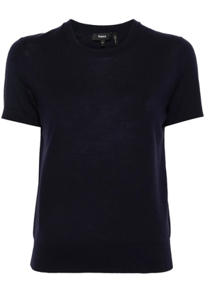 Theory shortsleeved knitted top - Blue