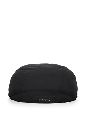 ISO.POETISM drawstring flat cap - Black