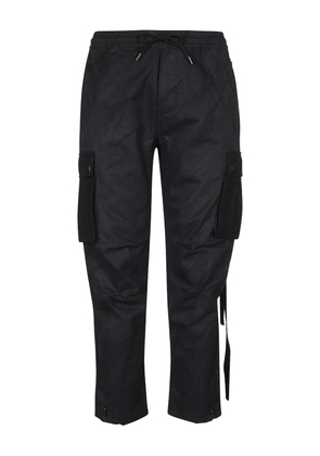 Maharishi elasticated-waistband cargo trousers - Blue