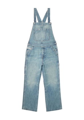 Diesel denim pocket dungarees - Blue