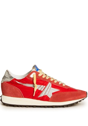 Golden Goose Marathon panelled sneakers - Red