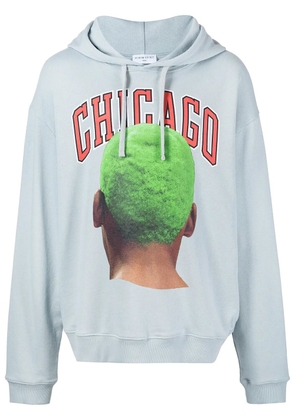 Ih Nom Uh Nit Chicago printed hoodie - Blue