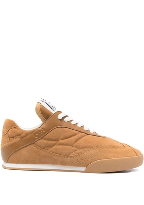 Chloé suede low-top sneakers - Brown