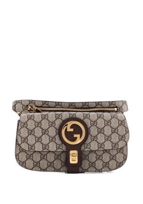 Gucci Pre-Owned Blondie Flap Pocket GG Coated Canvas belt bag - Brown