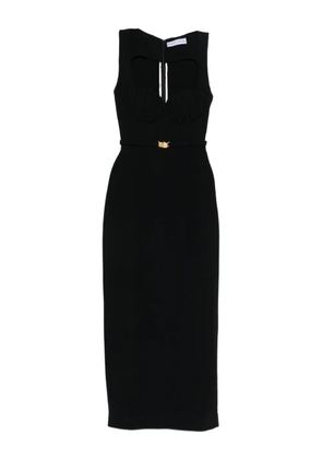 Rowen Rose belt-detail maxi dress - Black