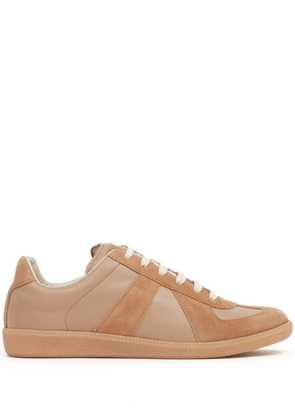 Maison Margiela Replica low-top leather sneakers - Brown