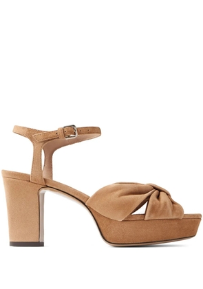 Jimmy Choo 80mm Heloise sandals - Brown