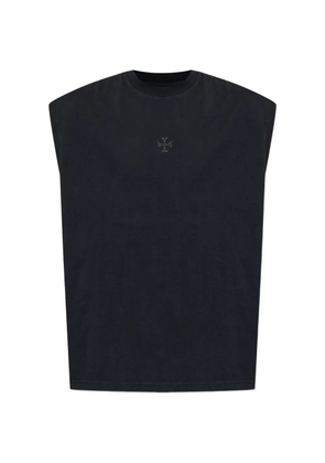 VETEMENTS crew-neck graphic T-shirt - Black