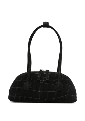 Marge Sherwood Bessette croc-effect calf-suede tote bag - Black