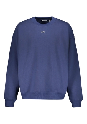 Off-White round-neck sweatshirt - Blue