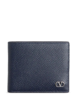Valentino Garavani VLogo Signature grained wallet - Blue
