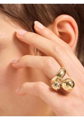 La DoubleJ sphere embellished jingle ring - Gold