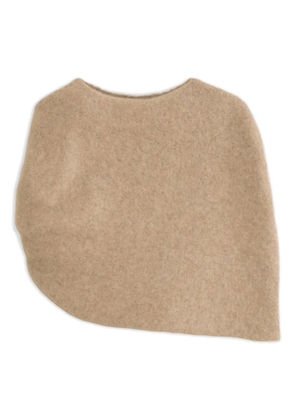 Lauren Manoogian knotted round-neck scarf - Neutrals