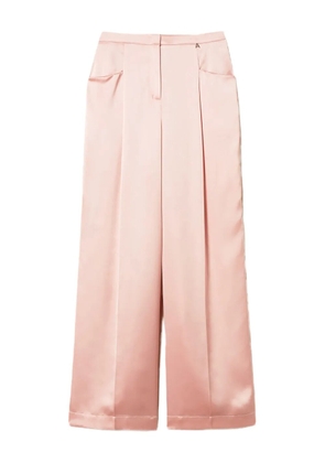 TWINSET plated trousers - Pink