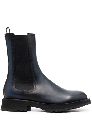 Alexander McQueen leather Chelsea boots - Blue