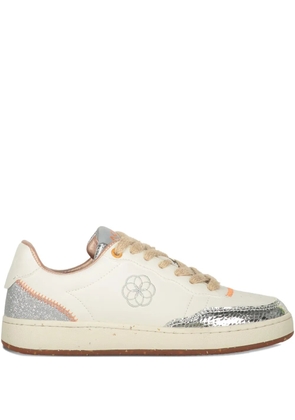 ACBC Evergreen Flower glitter sneakers - White