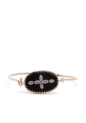 Pascale Monvoisin 9kt yellow gold Garance Nº2 diamond bracelet - Pink