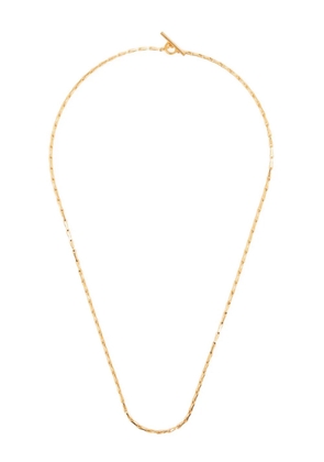 All Blues Fold chain bar-pin necklace - Gold
