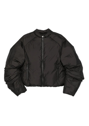 Khrisjoy quilted zip-front jacket - Black