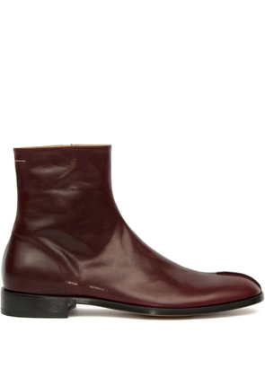 MM6 Maison Margiela leather ankle boots - Brown