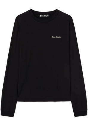Palm Angels logo-print sweatshirt - Black