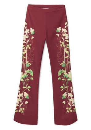 La DoubleJ Woodland-print trousers - Red