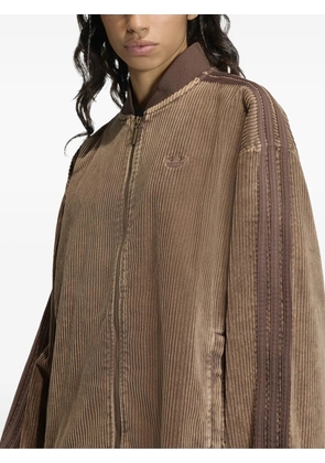 adidas SST corduroy zip jacket - Brown