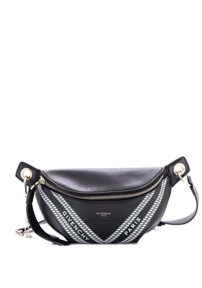 Givenchy Pre-Owned Whip Printed Leather Small belt bag - Black