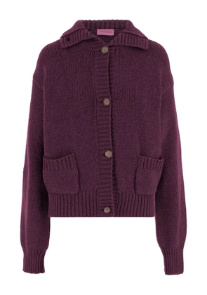 Magda Butrym buttoned patch-pocket cardigan - Purple