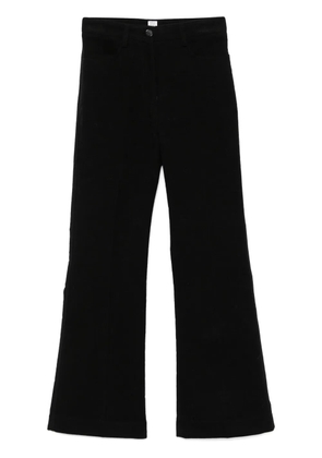 TOTEME flared trousers - Black