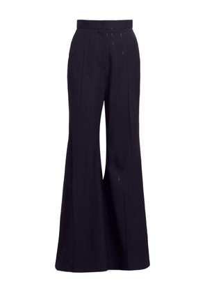 Elie Saab pinstripe trousers - Black