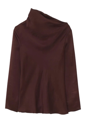 Lauren Manoogian Luster draped top - Brown