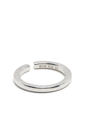 All Blues polished thin-band ring - Silver