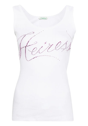 Wiederhoeft Heiress crystal-embellished tank top - WHITE