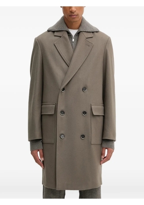 Barena double-breasted coat - Grey