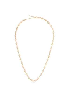 Tory Burch pearl cross necklace - Gold