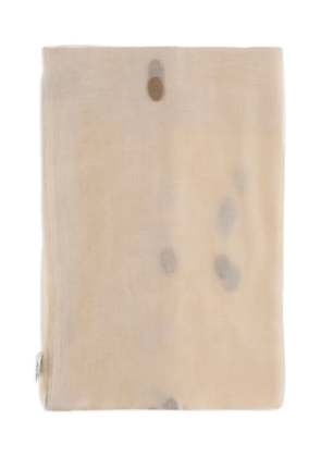 Faliero Sarti polka dot-print scarf - Neutrals