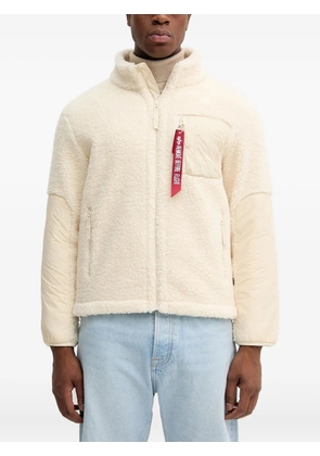 Alpha Industries zip-pocket fleece jacket - Neutrals