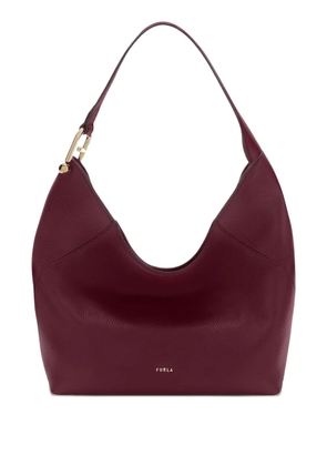 Furla medium Lara leather shoulder bag - Red