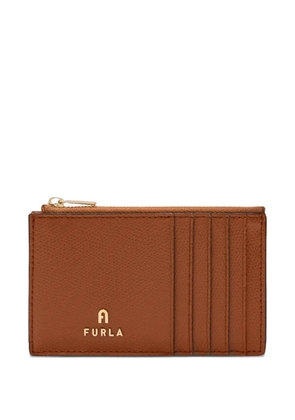 Furla Camelia zip logo wallet - Brown