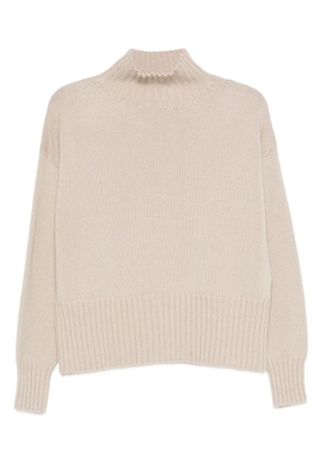 Drumohr turtleneck ribbed sweater - Neutrals