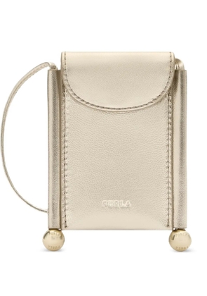 Furla small logo Sfera card holder - Gold