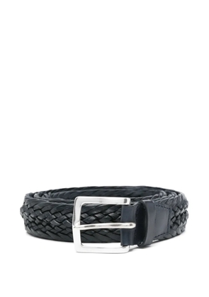 Orciani braided leather belt - Blue