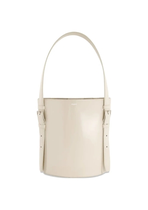 Coperni cylindrical ergonomic bucket bag - Neutrals